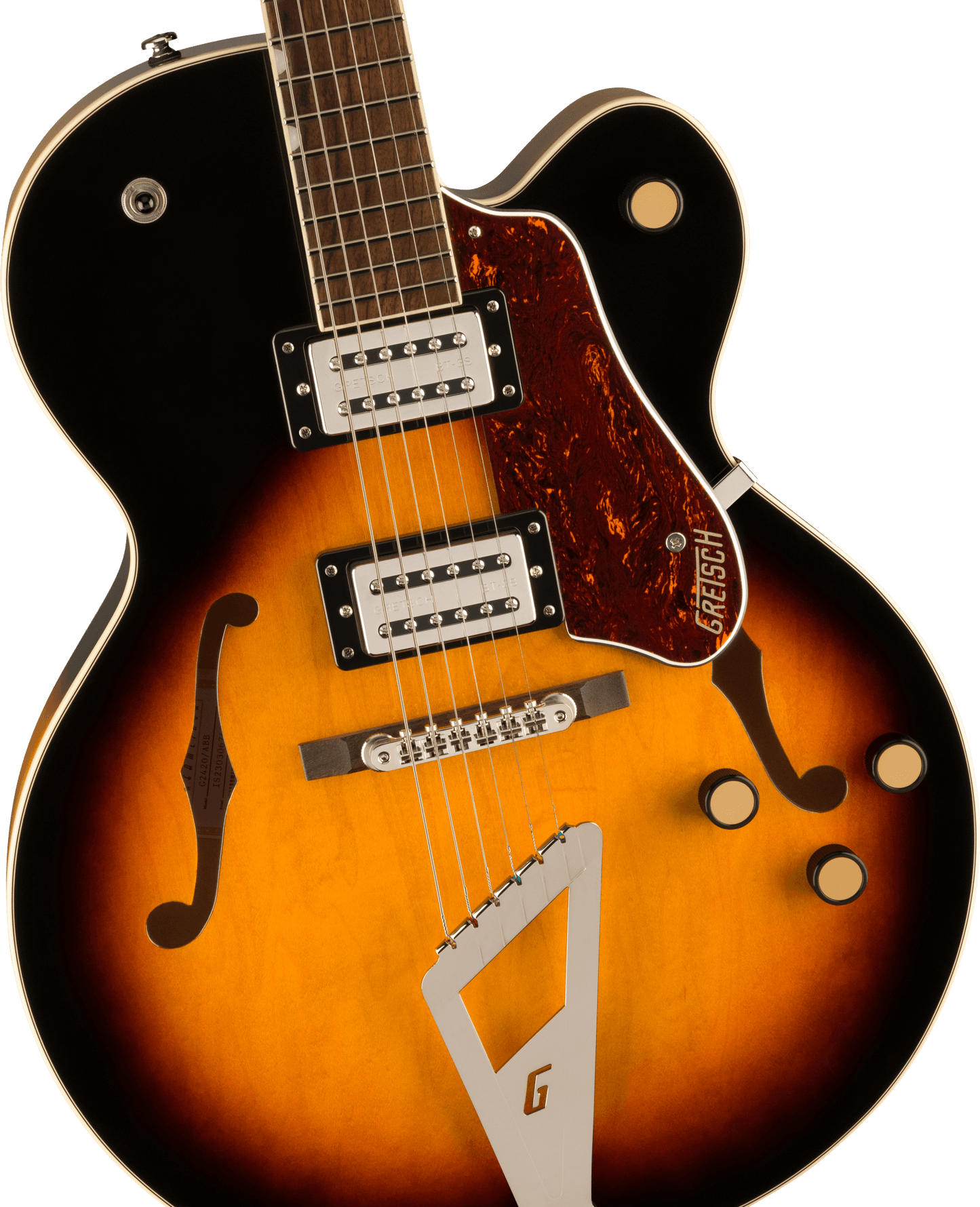 Gretsch G2420 Streamliner™ Hollow Body with Chromatic II, Laurel Fingerboard, Broad'Tron™ BT-3S Pickups, Aged Brooklyn Burst 2817000537