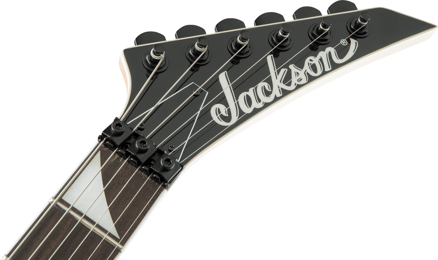 Jackson JS Series Rhoads JS32, Amaranth Fingerboard, Black with White Bevels 2910137572