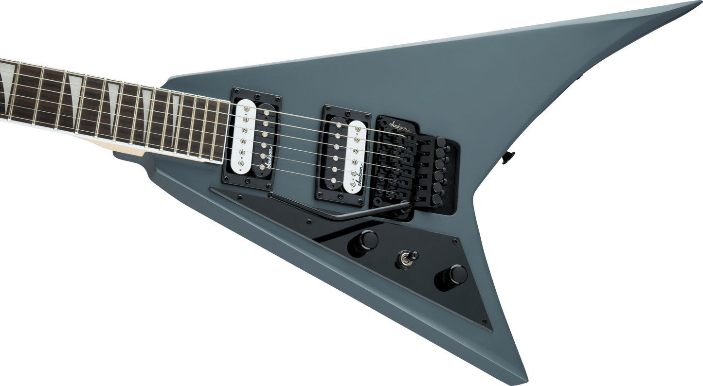 Jackson JS Series Rhoads JS32 Left Handed Lefty, Amaranth Fingerboard, Satin Gray 2911147522