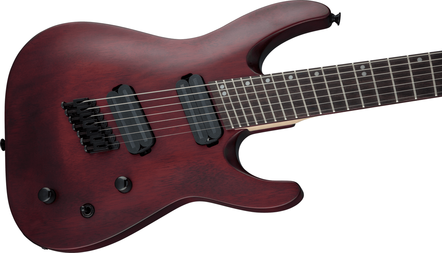 Jackson X Series Dinky® Arch Top DKAF7 MS, Laurel Fingerboard, Multi-Scale, Stained Mahogany 2911637557