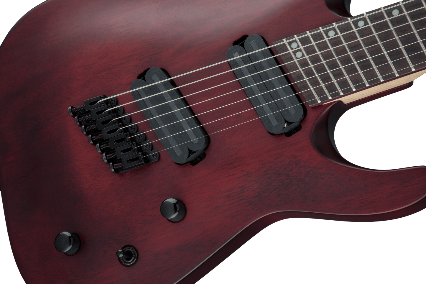 Jackson X Series Dinky® Arch Top DKAF7 MS, Laurel Fingerboard, Multi-Scale, Stained Mahogany 2911637557