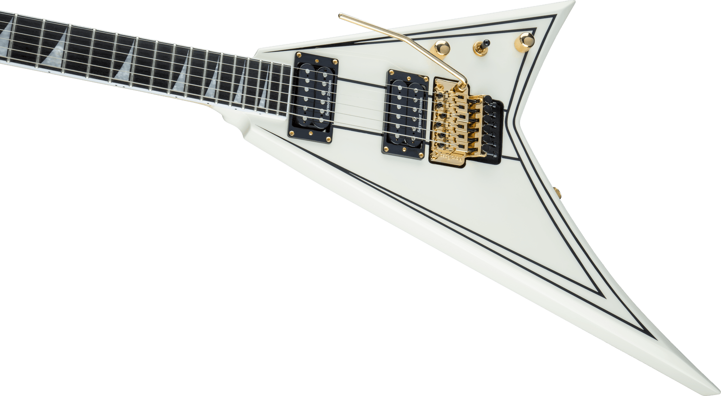 Jackson Pro Series Rhoads RR3, Ebony Fingerboard, Ivory with Black Pinstripes 2914312557
