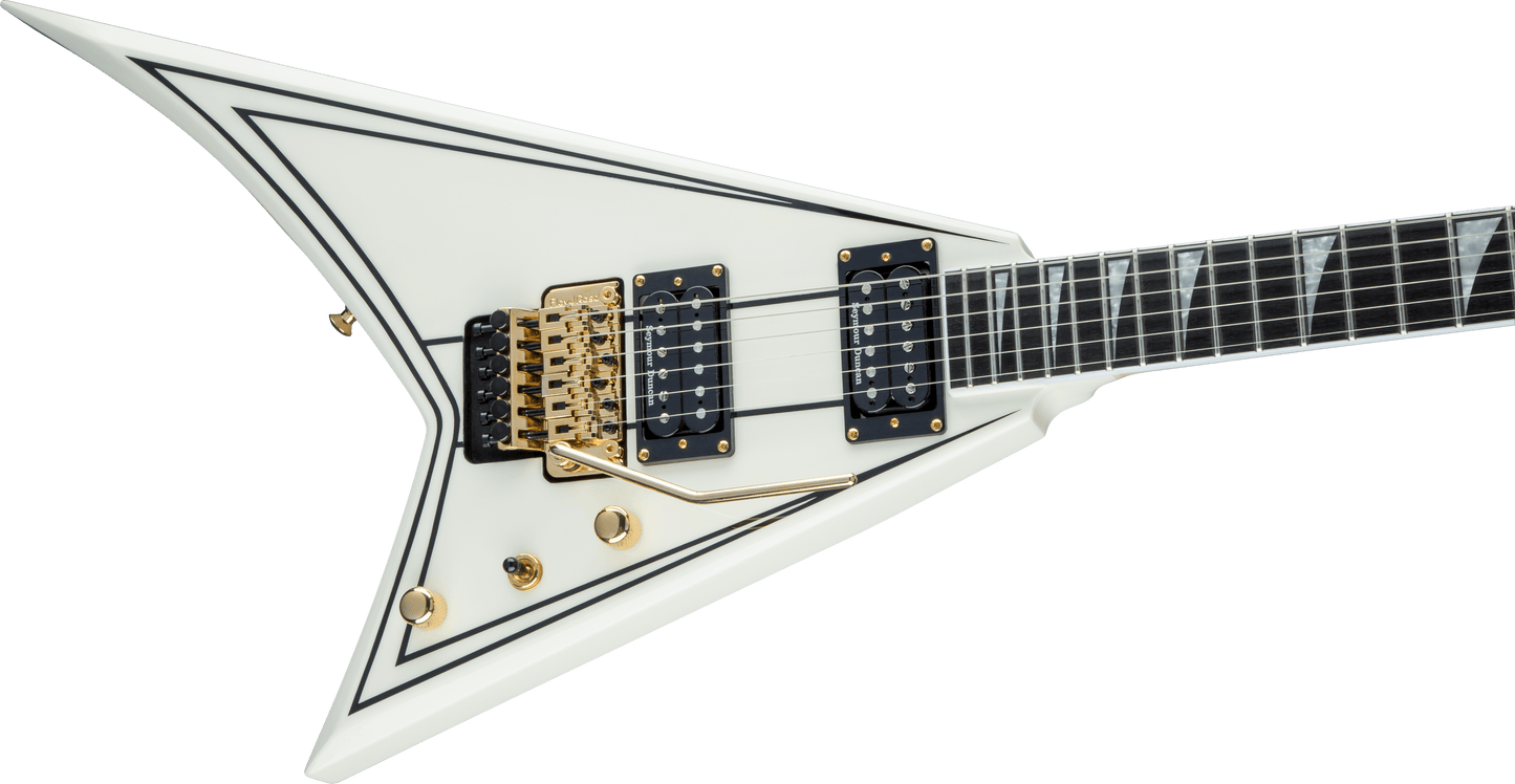 Jackson Pro Series Rhoads RR3, Ebony Fingerboard, Ivory with Black Pinstripes 2914312557