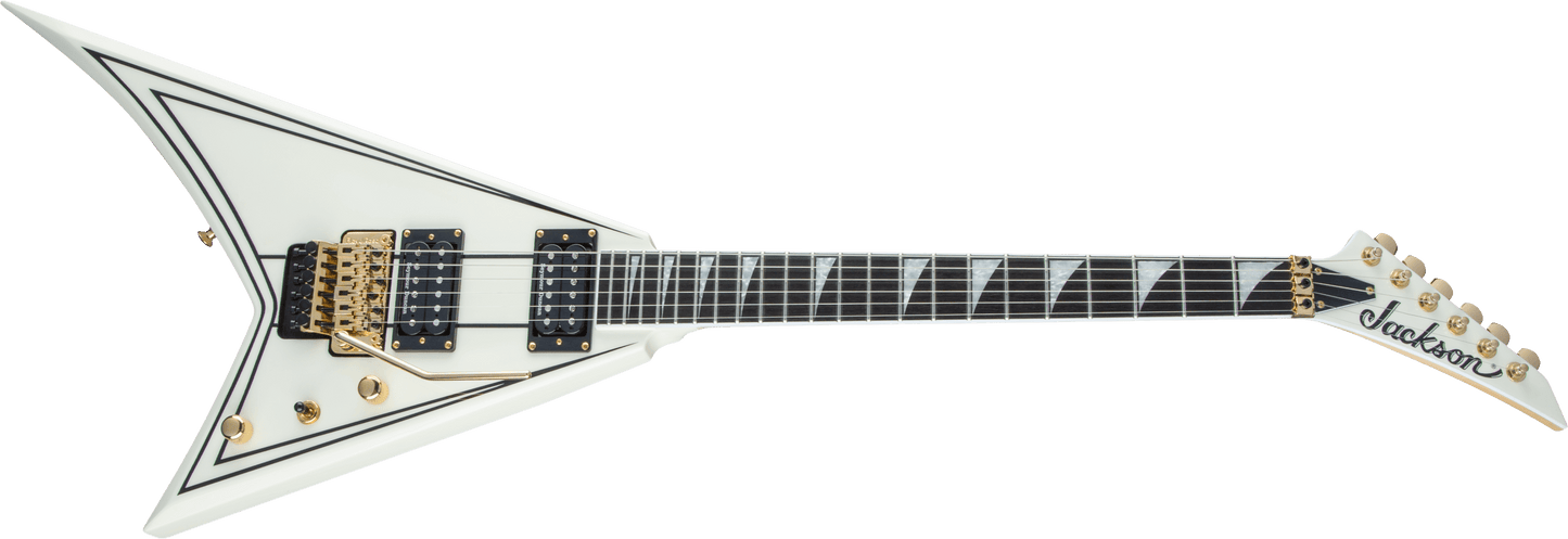 Jackson Pro Series Rhoads RR3, Ebony Fingerboard, Ivory with Black Pinstripes 2914312557