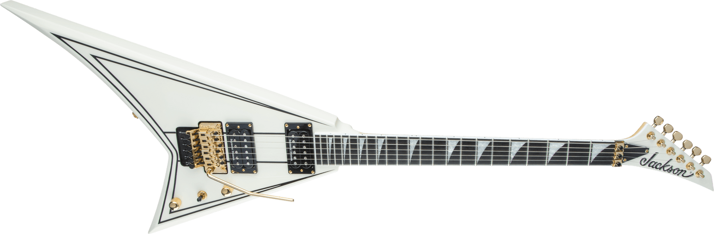 Jackson Pro Series Rhoads RR3, Ebony Fingerboard, Ivory with Black Pinstripes 2914312557