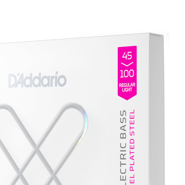 D'Addario 45-100 Regular Light, Long Scale, XS Nickel Bass Strings XSB45100