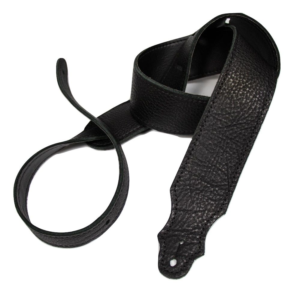 Franklin Purist Glove Leather 2" Black Guitar Strap