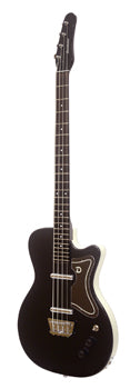 Danelectro '56 Single Cut Bass Black Dolphin Headstock