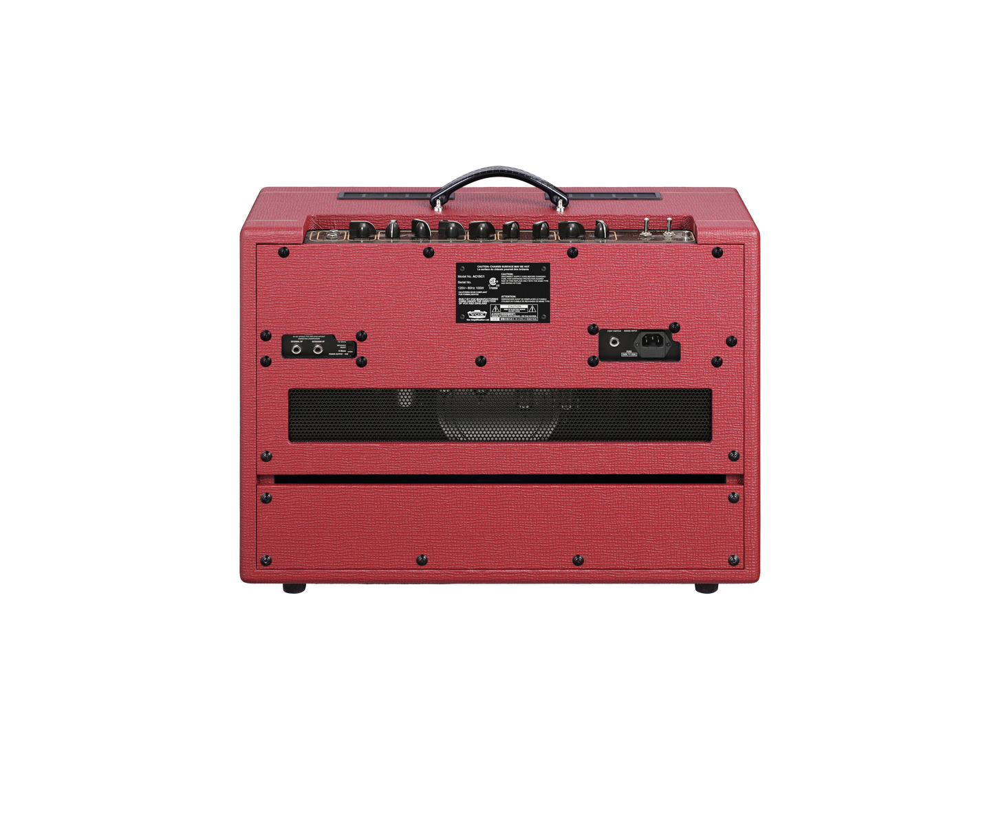 Vox AC15 15 Watt Custom Vintage Red 1x12 Combo with Celestion Greenback AC15C1 CVR