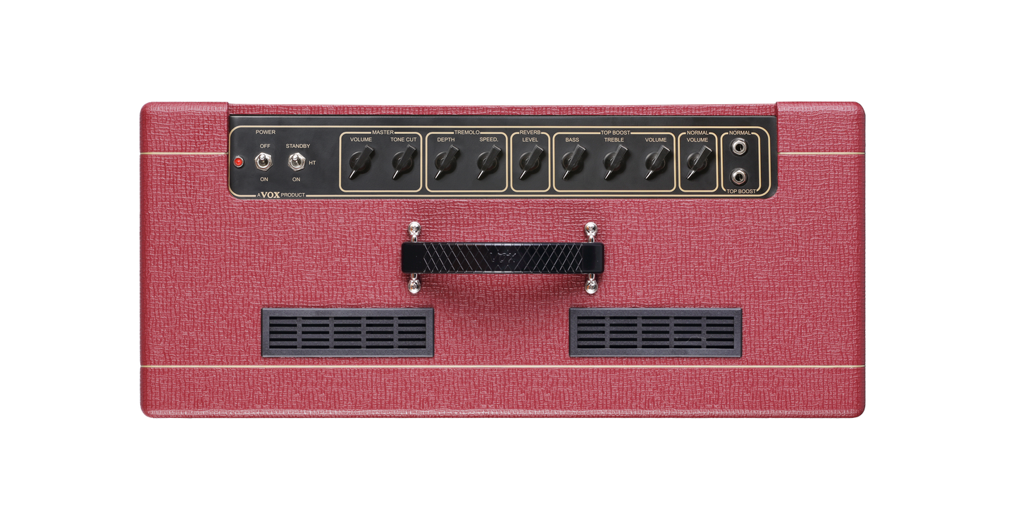 Vox AC15 15 Watt Custom Vintage Red 1x12 Combo with Celestion Greenback AC15C1 CVR