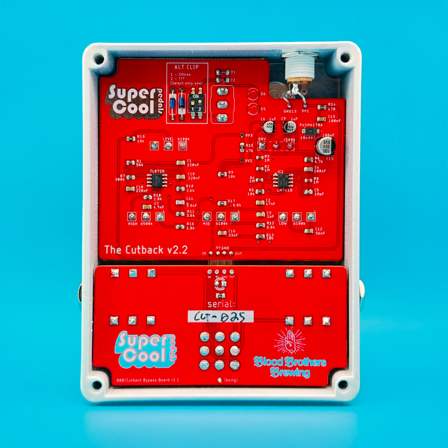 SuperCool Pedals The Cutter Pre-Amp Distortion Pedal