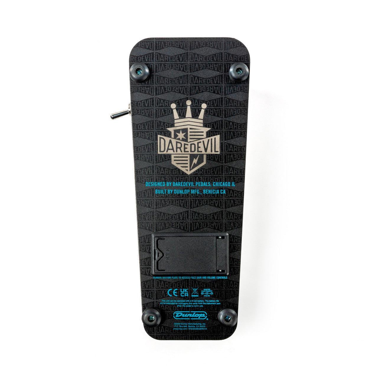 DUNLOP CRY BABY DAREDEVIL FUZZ WAH PEDAL - DD95FW - Poppa's Music