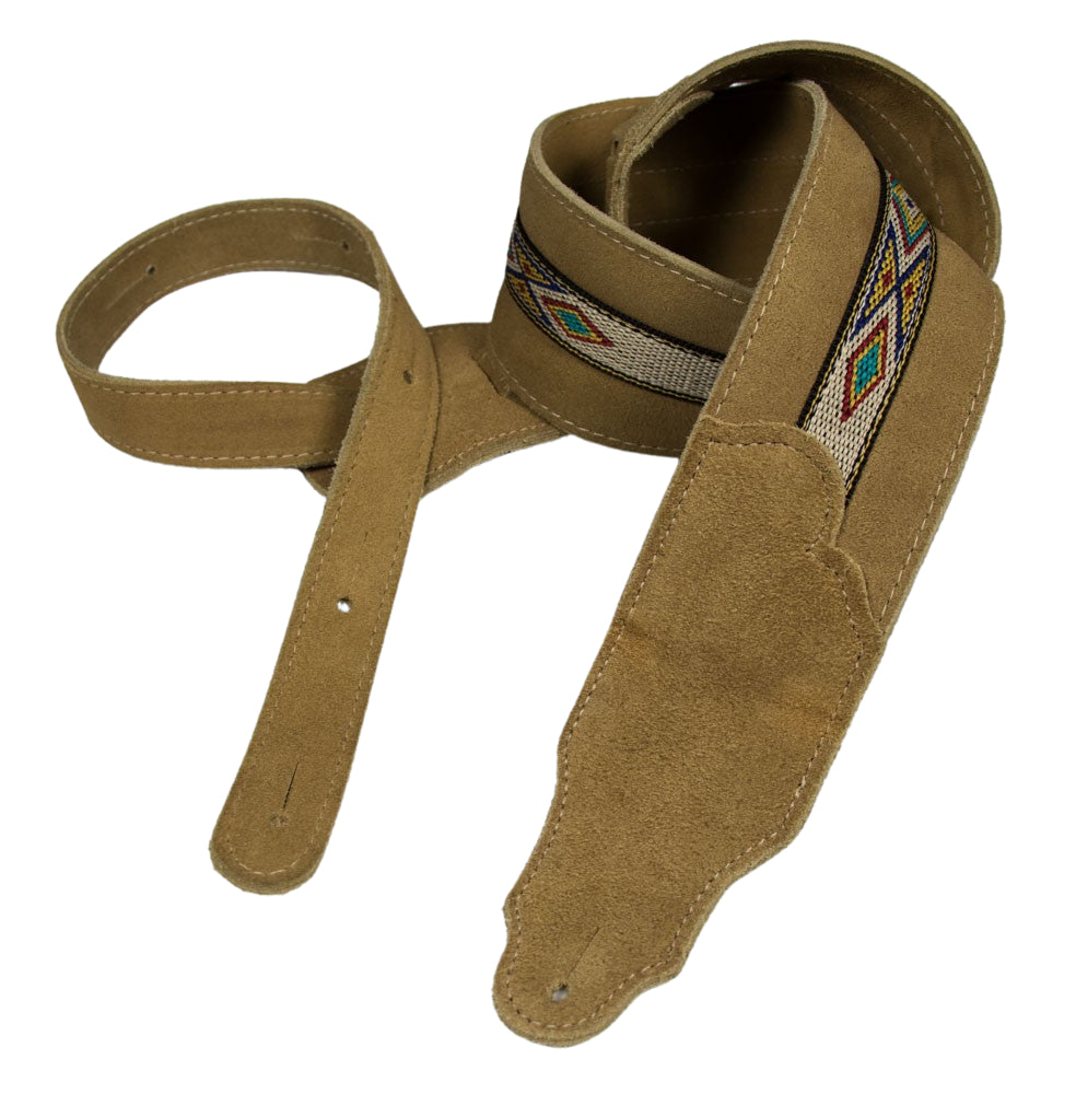 Franklin Southwest Honey Suede Guitar Strap