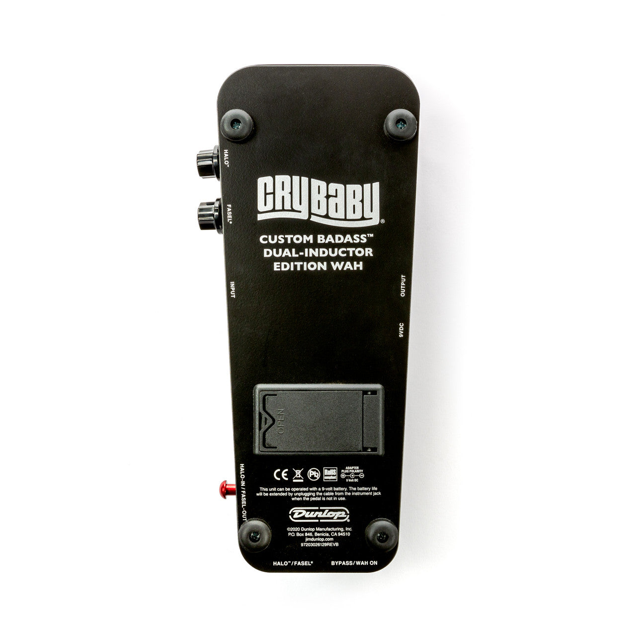 DUNLOP CRY BABY CUSTOM BADASS DUAL-INDUCTOR EDITION WAH - GCB65 - Poppa's Music