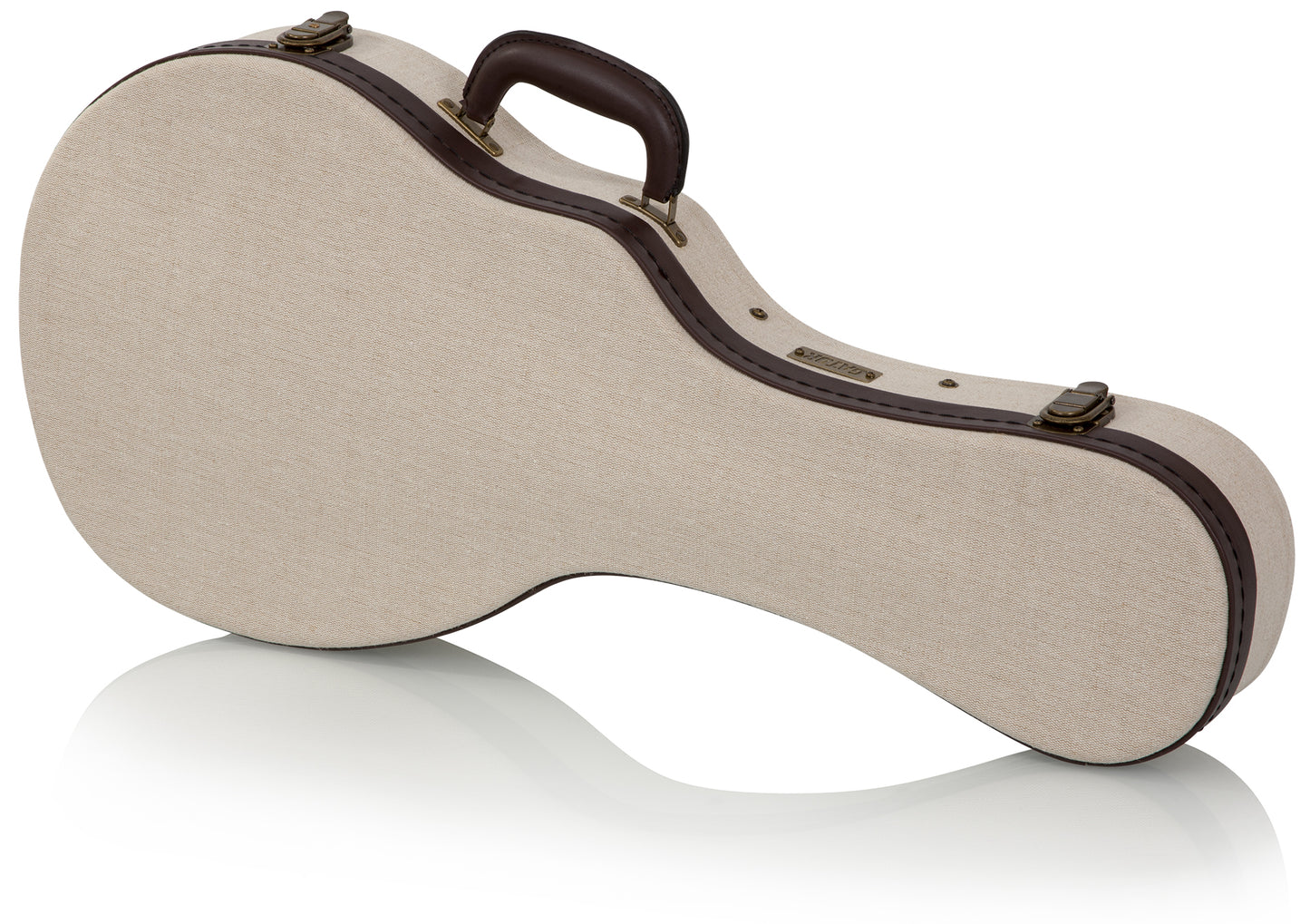 Gator Deluxe Wood Case for Mandolin; Journeyman Burlap Exterior (GW-JM MANDOLIN)