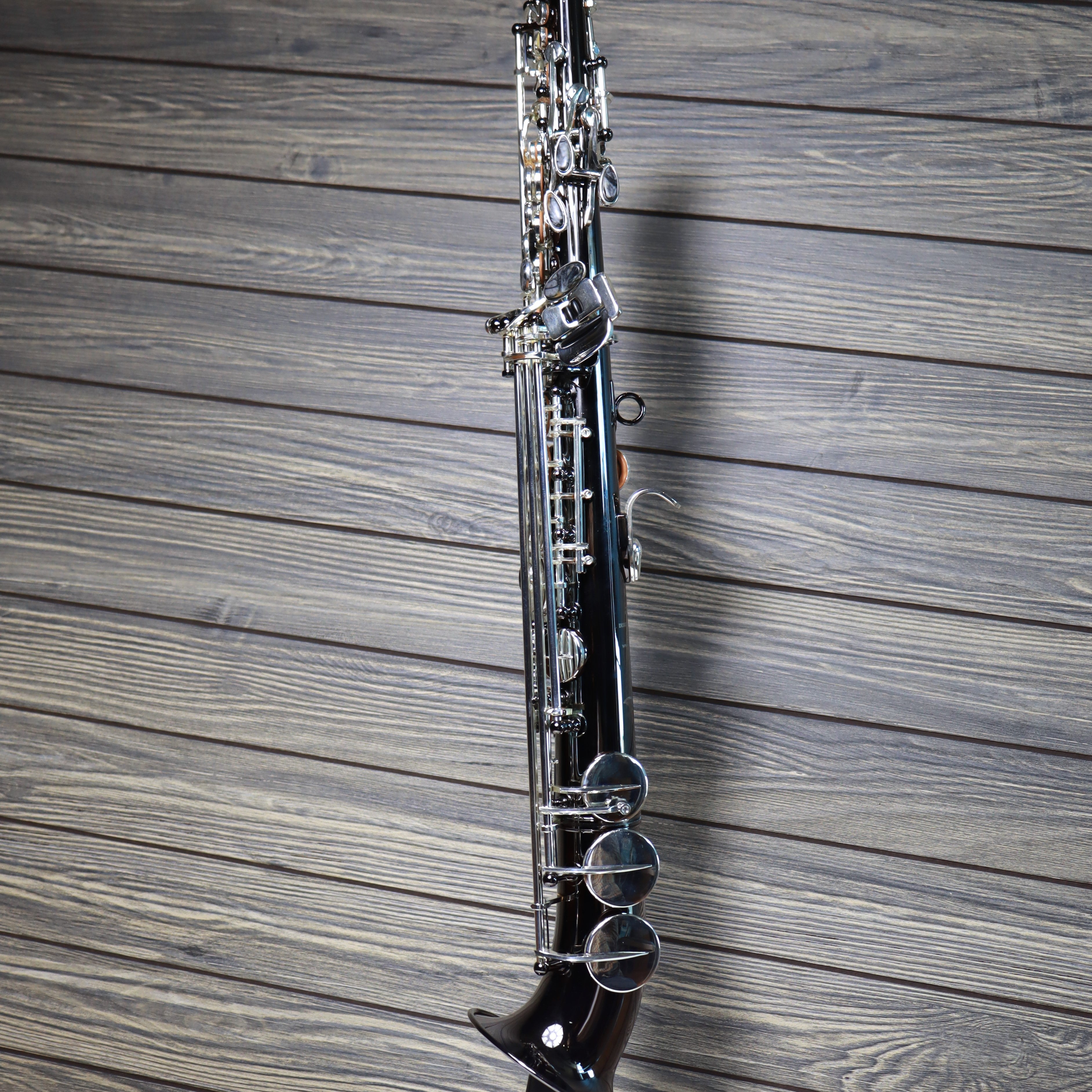 Cannonball Big Bell Stone Series Arc Soprano Sax Black with Silver Key