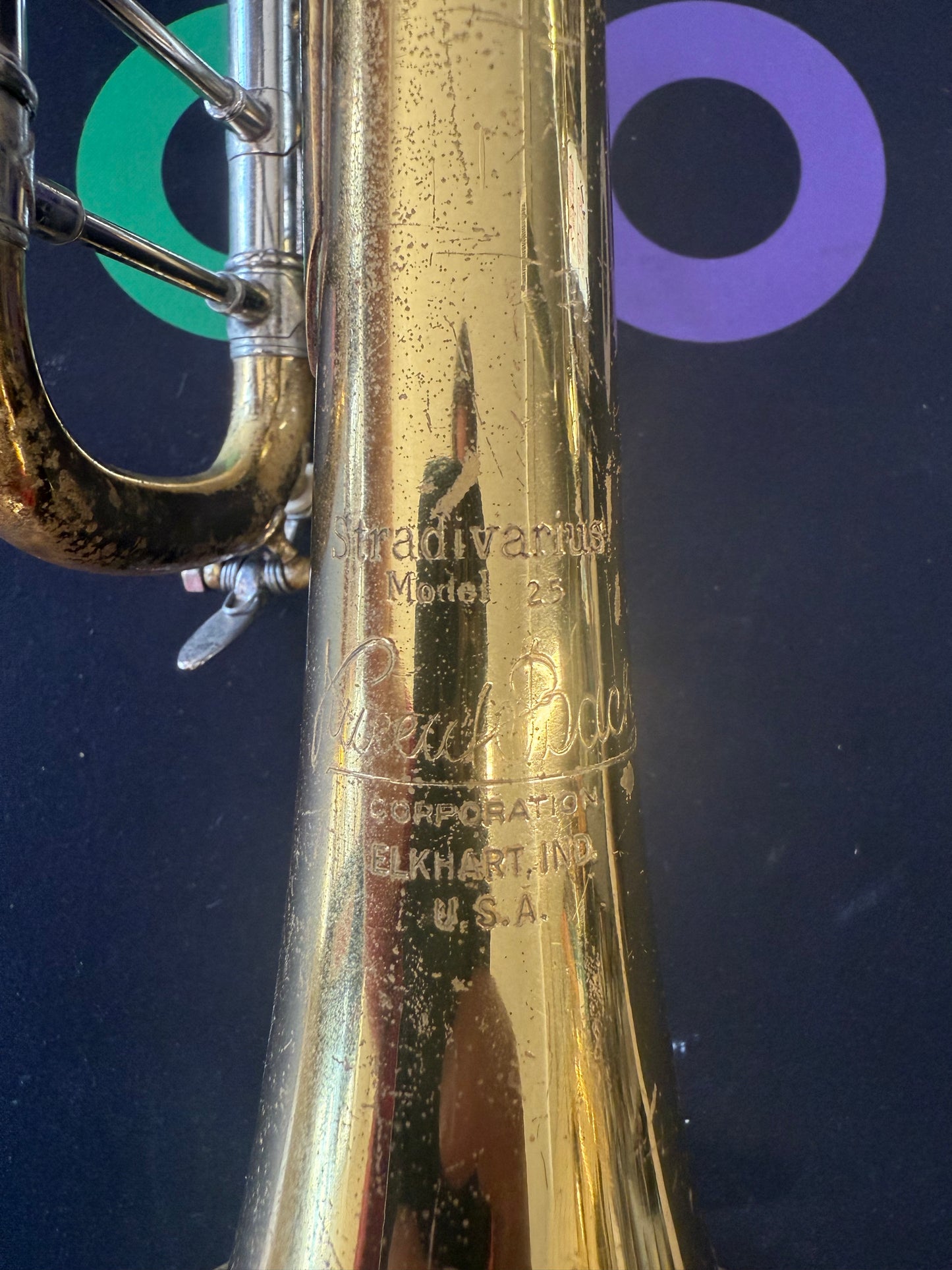 1979 Bach Stradivarius Large Bore Corporation Bell Model 25 Professional Trumpet