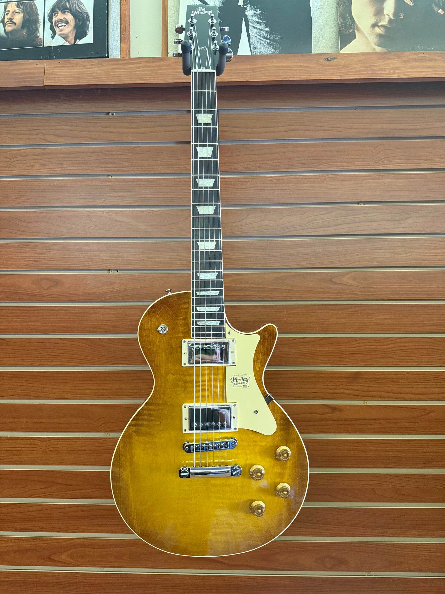 Heritage Standard Collection H-150 Electric Guitar with Case, Dirty Lemon Burst — HRT-010106128