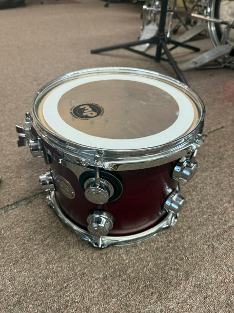 Used 1999 Drum Workshop DW Collectors Series 4 Piece Maple Kit Cherry Satin Oil