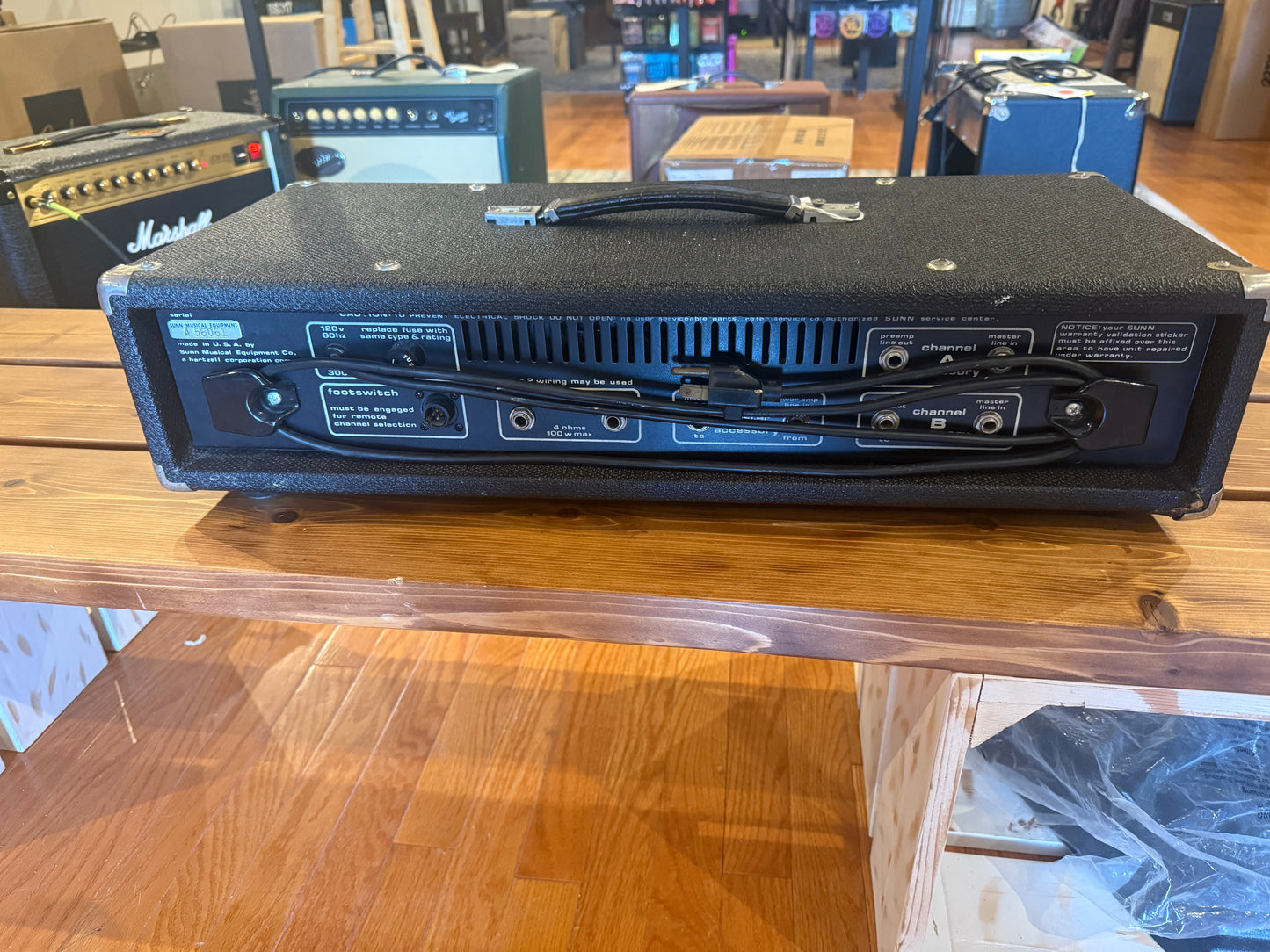 Used Sunn Beta Lead CMOS Guitar Amplifier Head