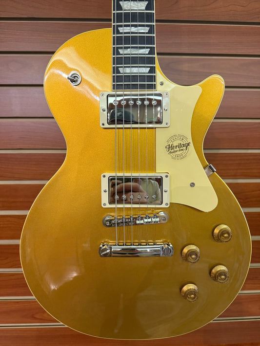 Heritage Custom Shop Factory Special H-150 Electric Guitar 60s Neck Gold Top HRT-015130114