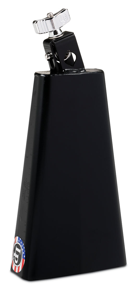LP Black Mambo Cowbell 8in 1/2in Mount LP229 - Poppa's Music