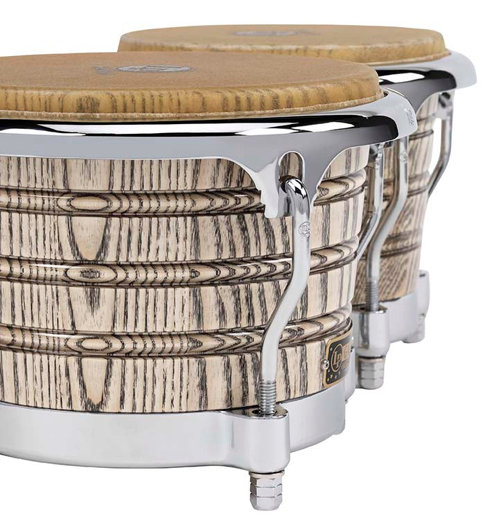 Latin Percussion Galaxy Giovanni LP793X-C Bongos, Chrome Hardware - Poppa's Music