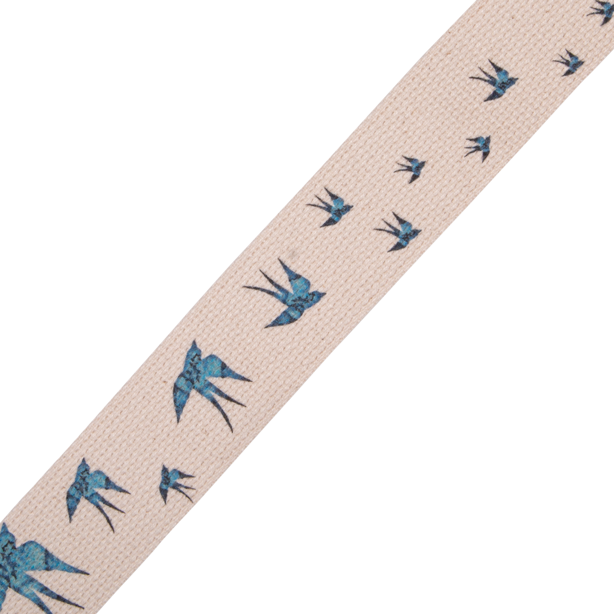 Levy's 2" Cotton Guitar Strap With Decorative Print And Suede MC8U-006