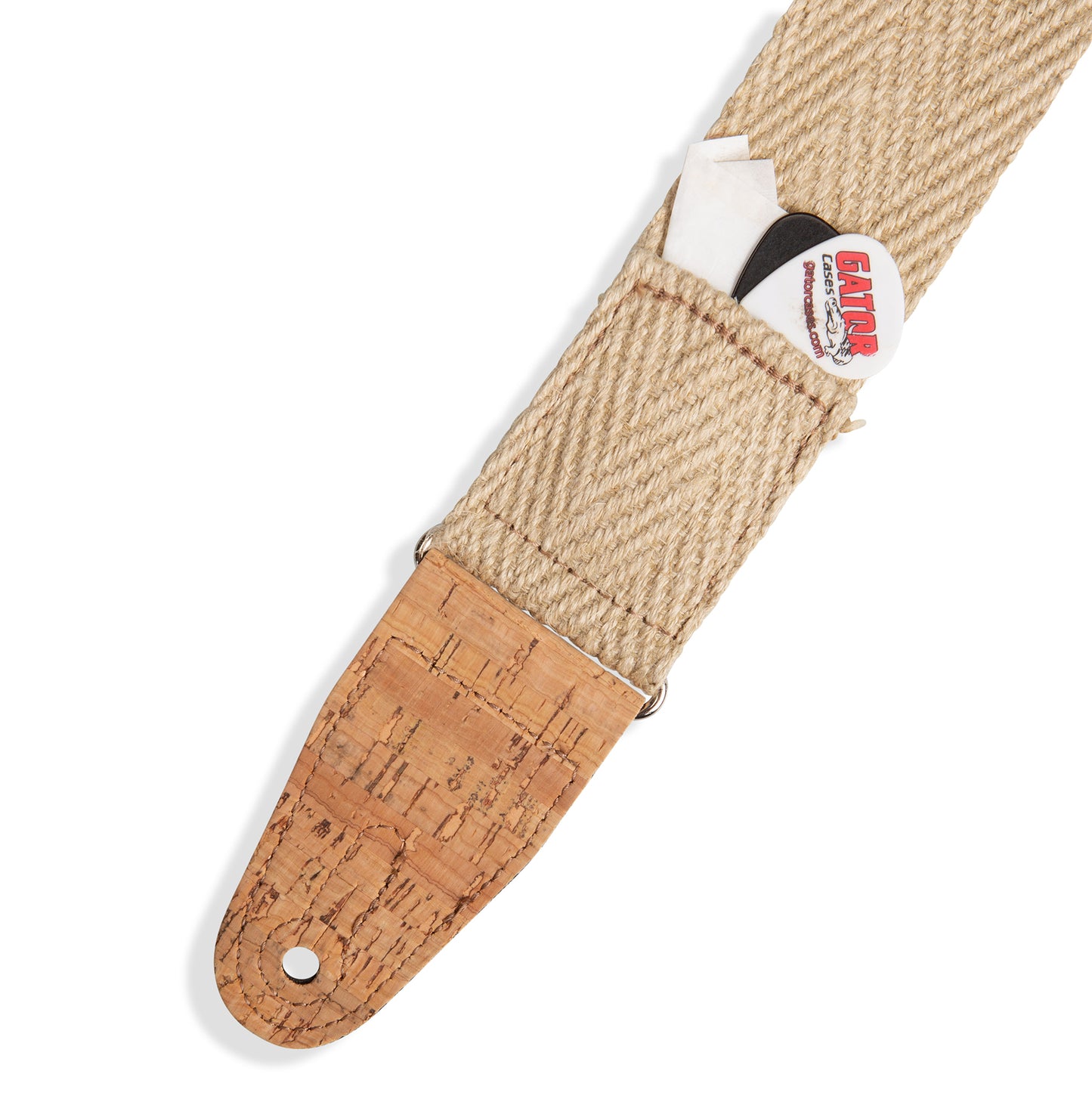 Levy's 2" Vegan Hemp Guitar Strap Made From Natural Hemp Webbing MH8P-NAT