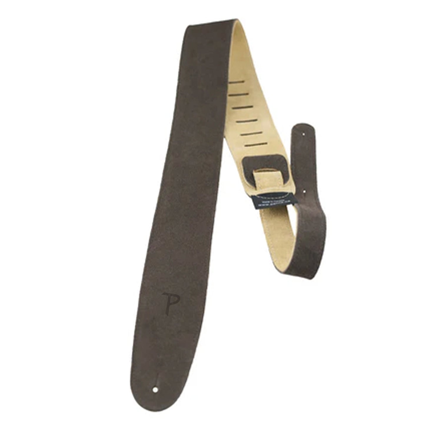 Perri's 2.5" Brown Soft Suede Guitar Strap