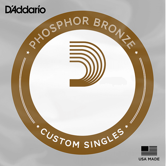 D'addario Phosphor Bronze Wound Single Strings 059