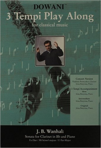 Dovani 3 Templi Play A Long: Sonata for Clarinet in Bb & Piano in Eb by Johann Baptist Wanhal
