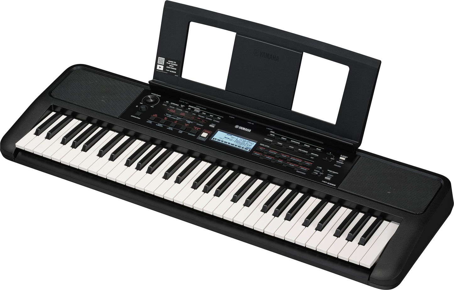 Yamaha PSRE383 61-Key Mid-range Portable Keyboard with Power Supply