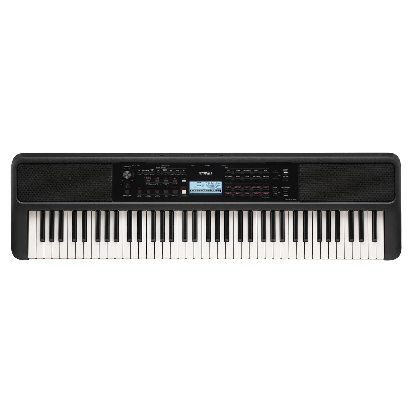 Yamaha PSR-EW320 76 Touch Sensitive Key Portable Keyboard with Power Supply