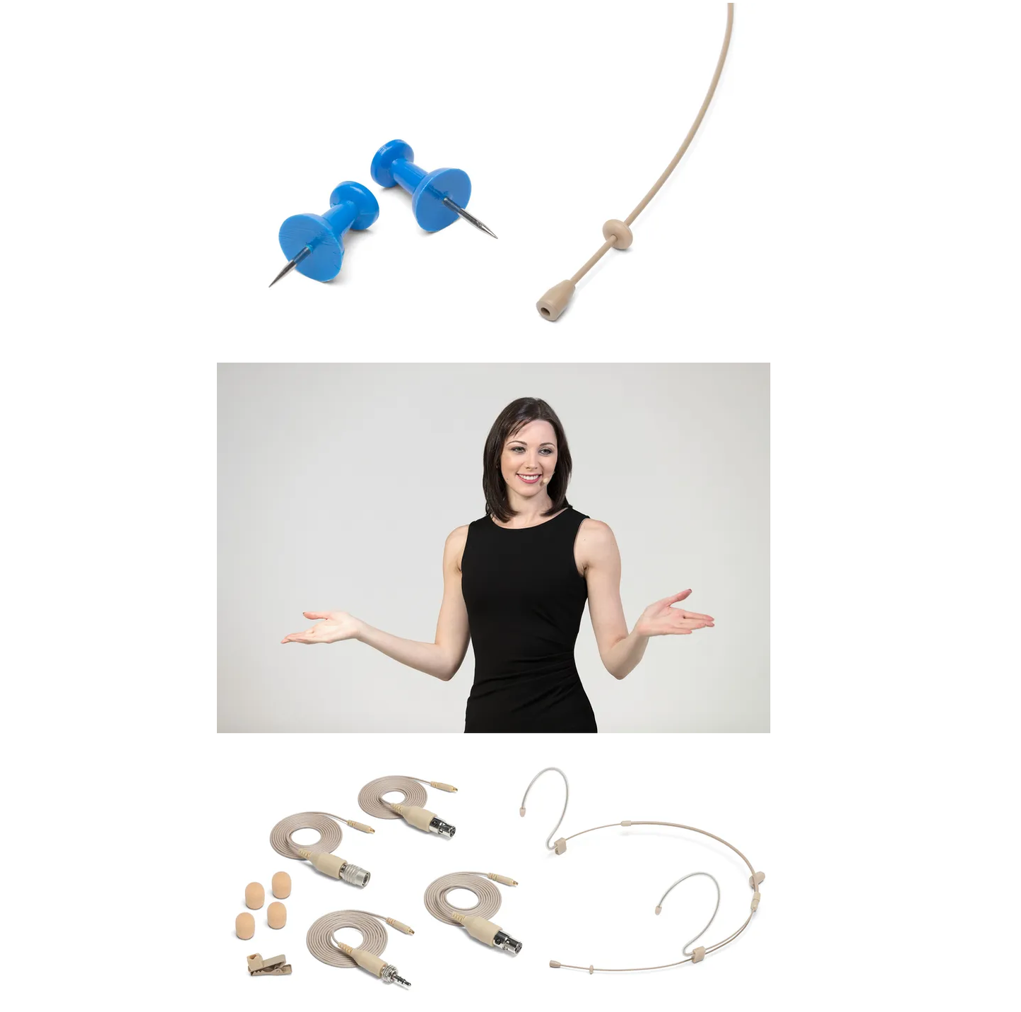 SAMSON DE10x Omnidirectional Headset Microphone with Miniature Condenser Capsule - Poppa's Music