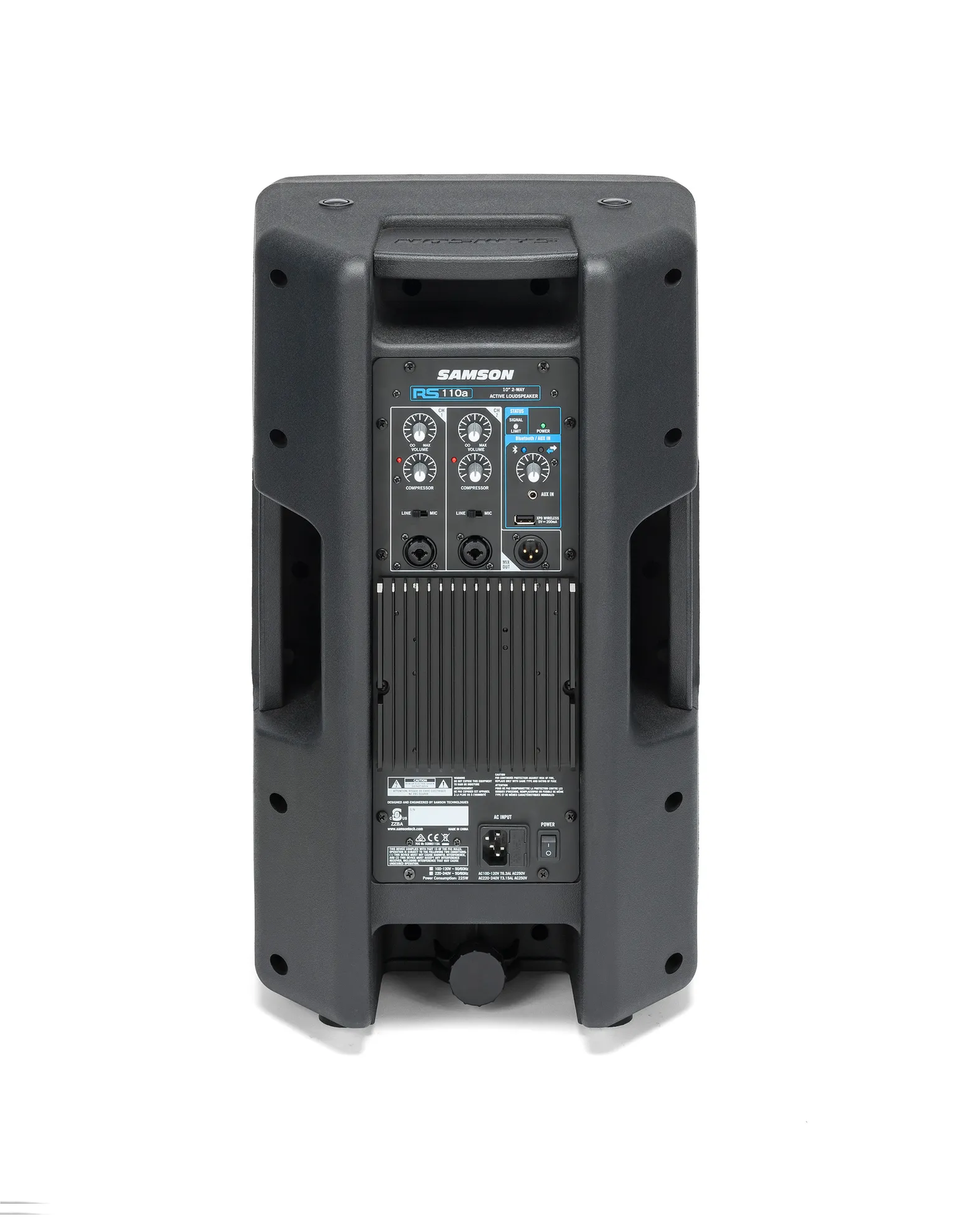 SAMSON RS110A 10" 2-Way Active Loudspeaker with Bluetooth® - Poppa's Music