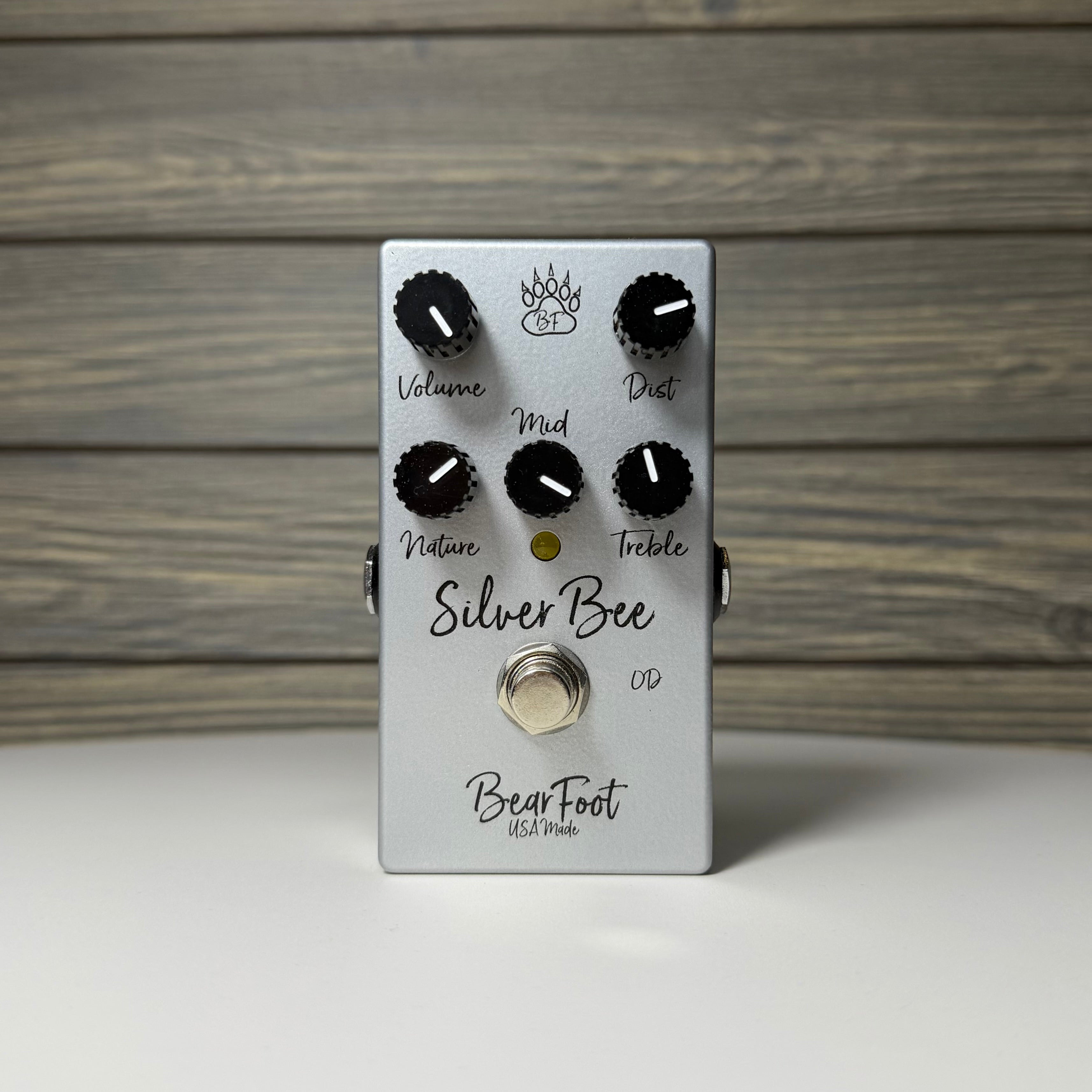 bearfoot pedals FX Silver Bee Overdrive Pedal Metal Gear Rising, How fishin Colour:Navy/Blue