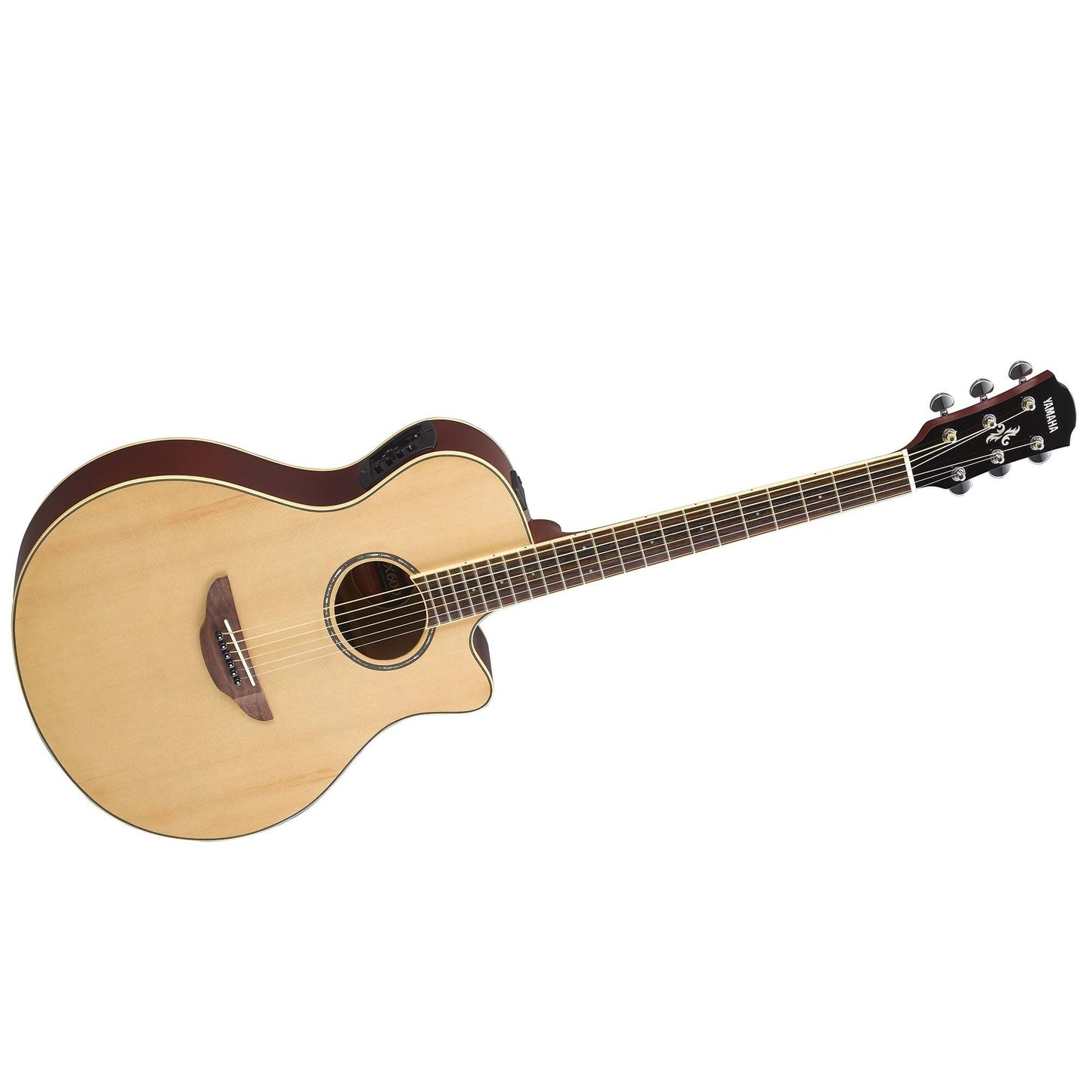 Yamaha APX600 NA Thin Body Acoustic-Electric Guitar, Natural