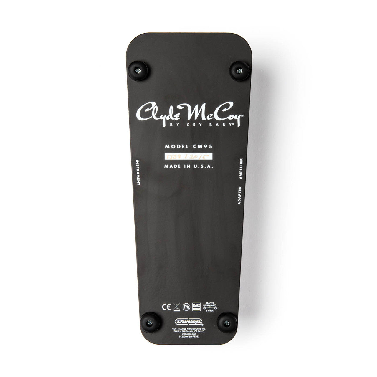 Dunlop CM95 - Cry Baby (Clyde McCoy Signature Reissue) Wah