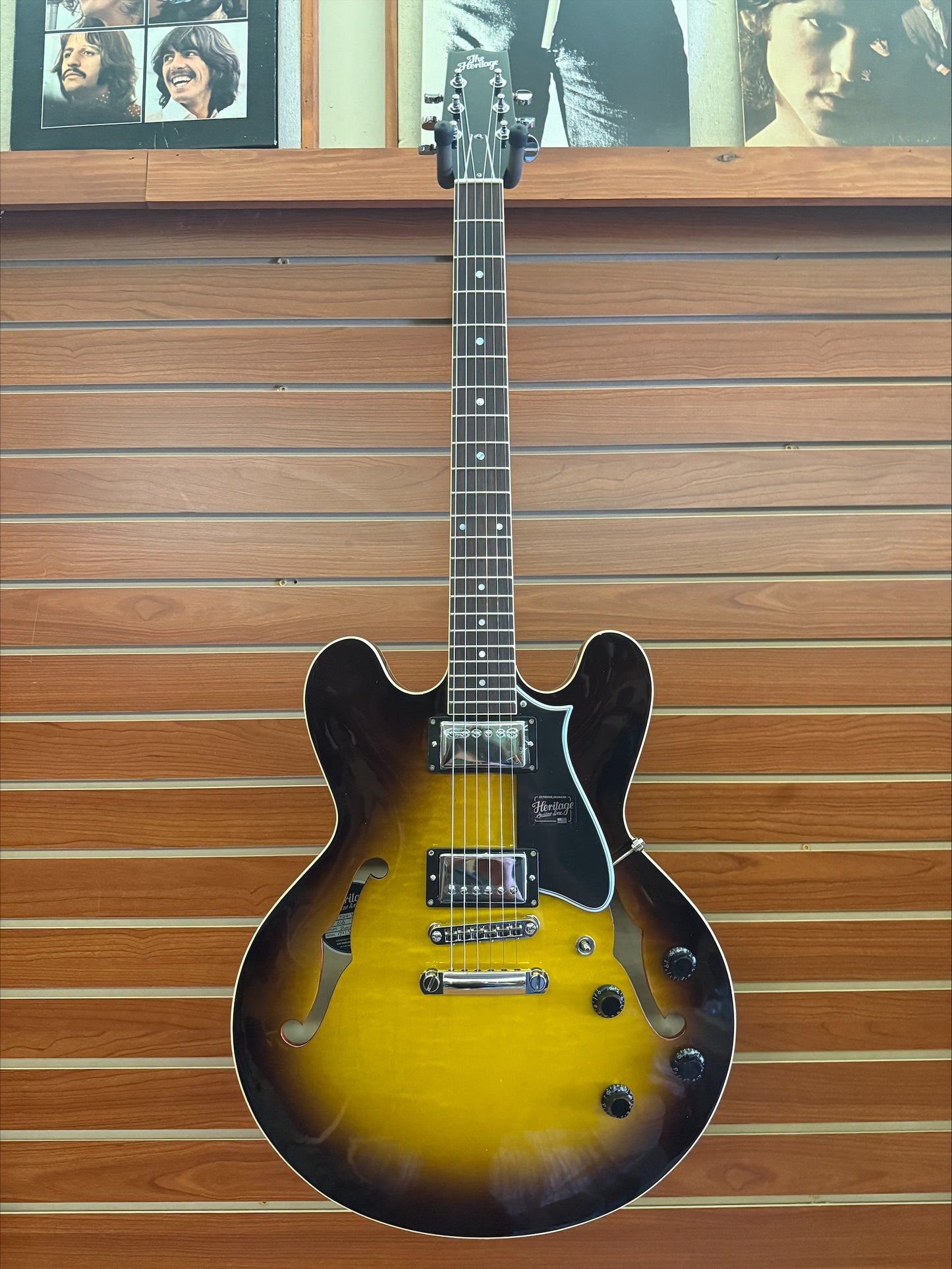 Heritage Standard Collection H-535 Electric Guitar with Case, Original Sunburst — HRT-010109123