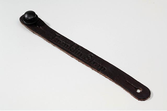 Franklin Chocolate Leather Playmaster Acoustic Guitar Strap Connector
