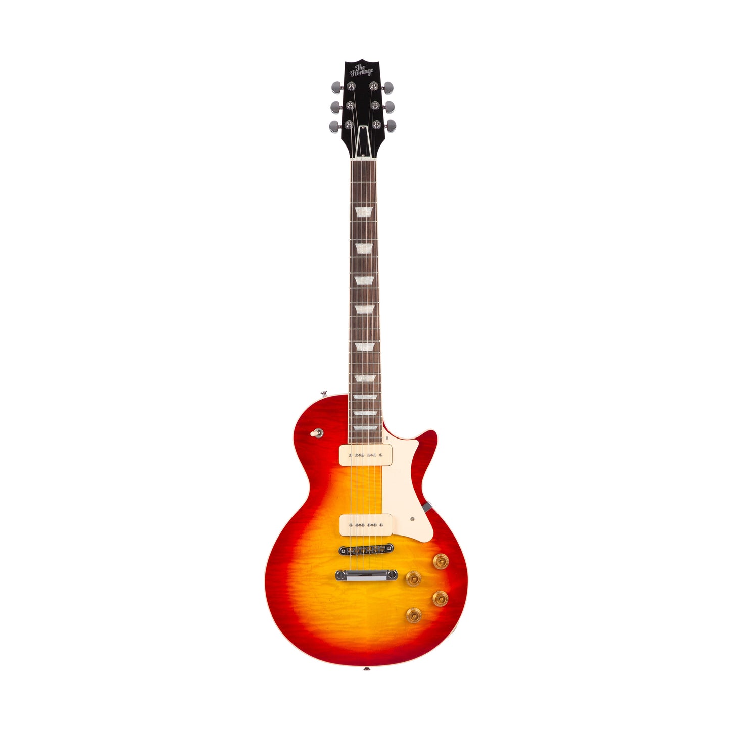 Heritage Standard Collection H-150 P90 Electric Guitar with Case, Vintage Cherry Sunburst — HRT-010114103