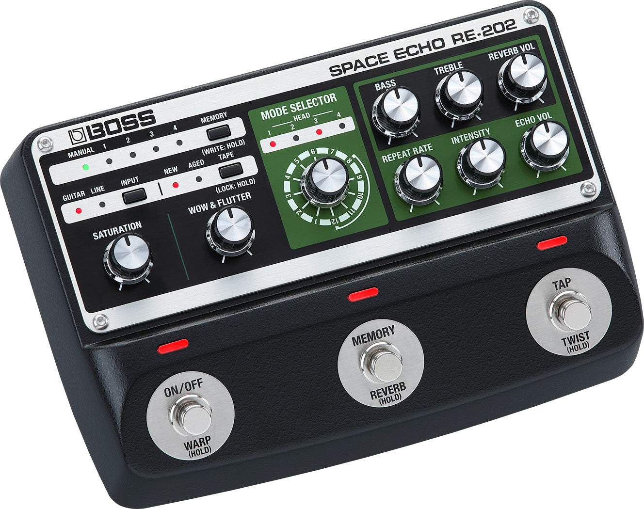 BOSS Space Echo RE-202 Tape Echo Pedal