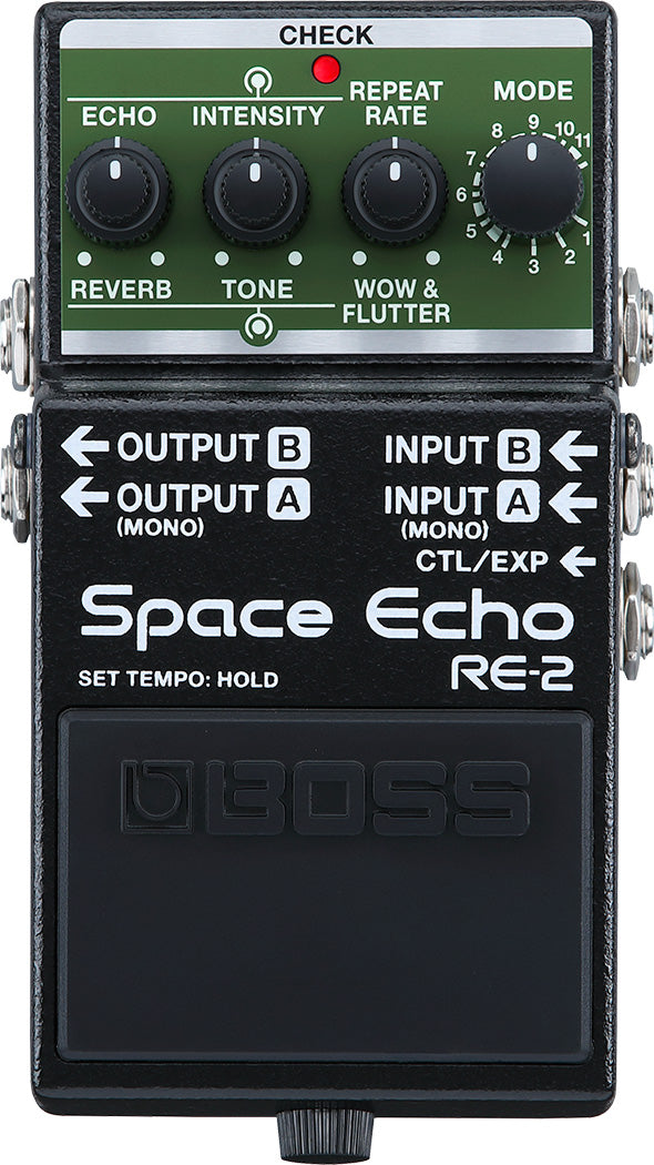 BOSS RE-2 Space Echo Tape Echo Pedal
