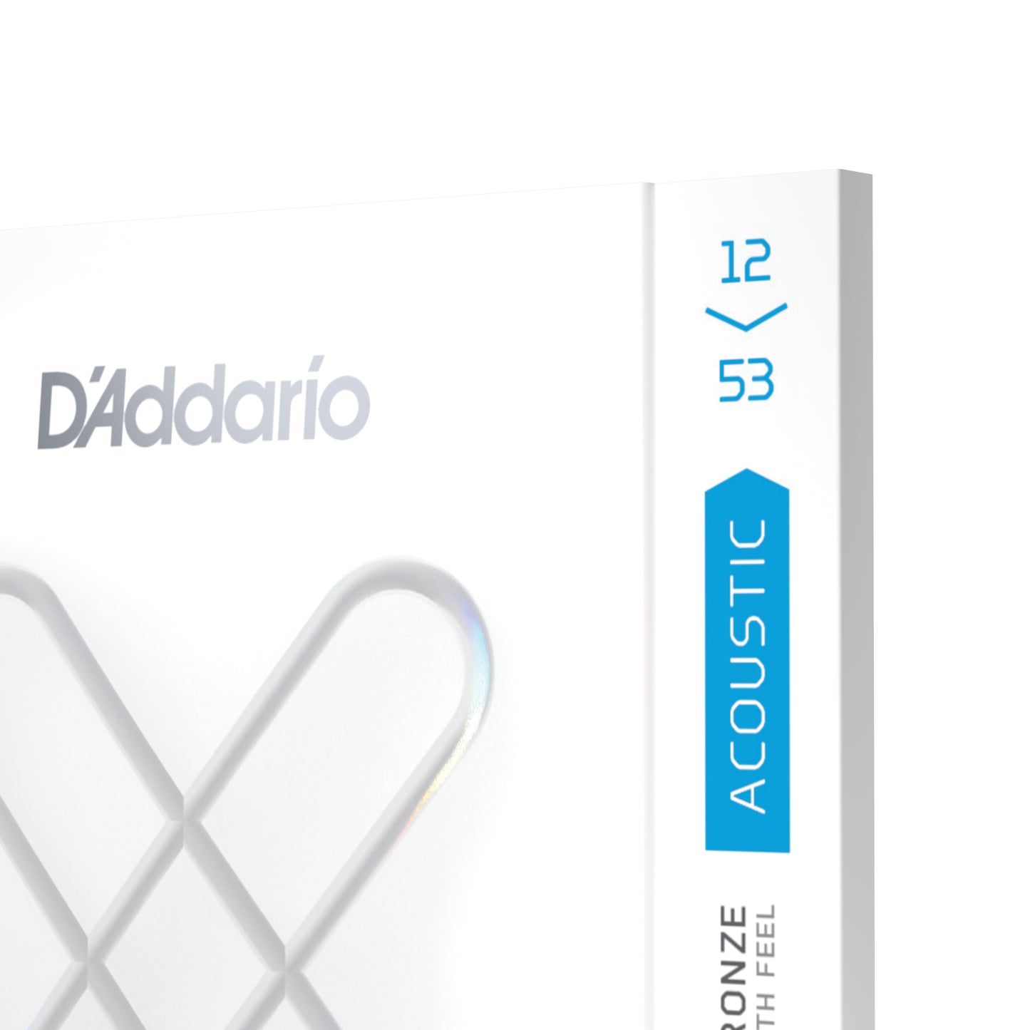 D'Addario 12-53 Light, XS Phosphor Bronze Coated Acoustic Guitar Strings XSAPB1253
