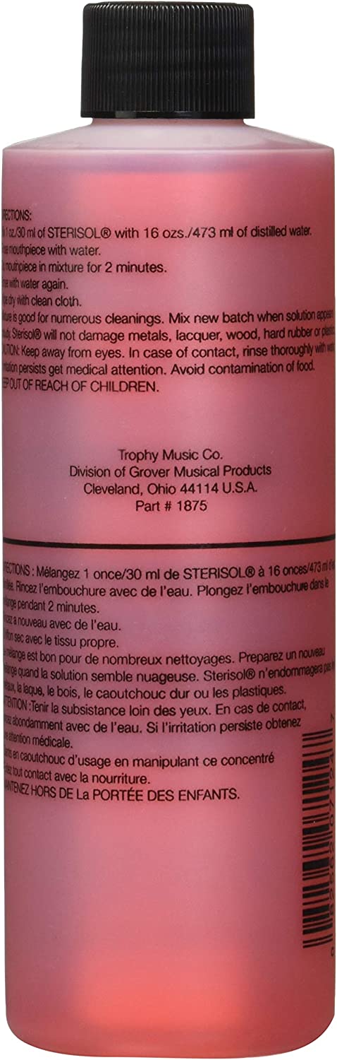 Sterisol for Wind Instrument 8 OZ Germiside Concentrate - Poppa's Music