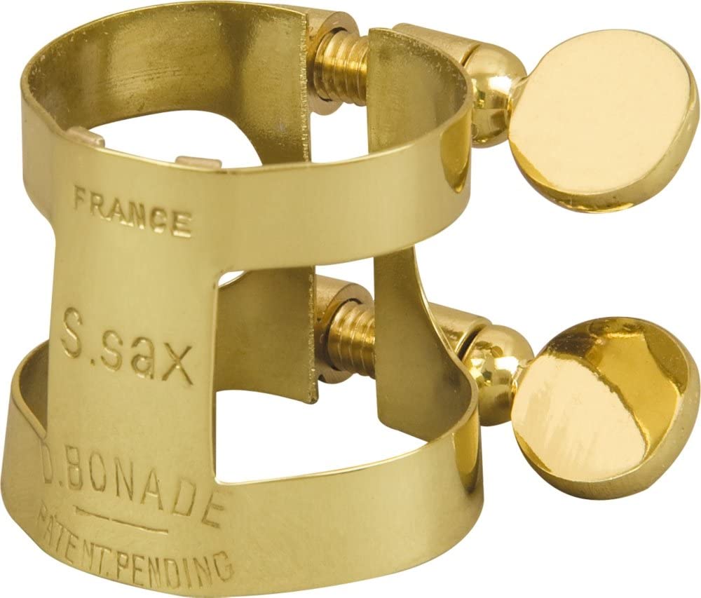 Bonade Inverted Soprano Sax Lacquered Ligature - 2257UG - Poppa's Music