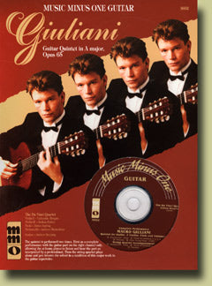 MUSIC MINUS ONE - GIULIANI - GUITAR QUINTET IN A MAJOR, OP. 65 - 3602 - Poppa's Music