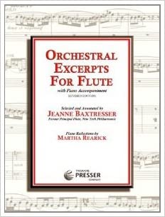 BAXTRESSER ORCHESTRAL EXCERPTS FOR FLUTE - 41171 - Poppa's Music