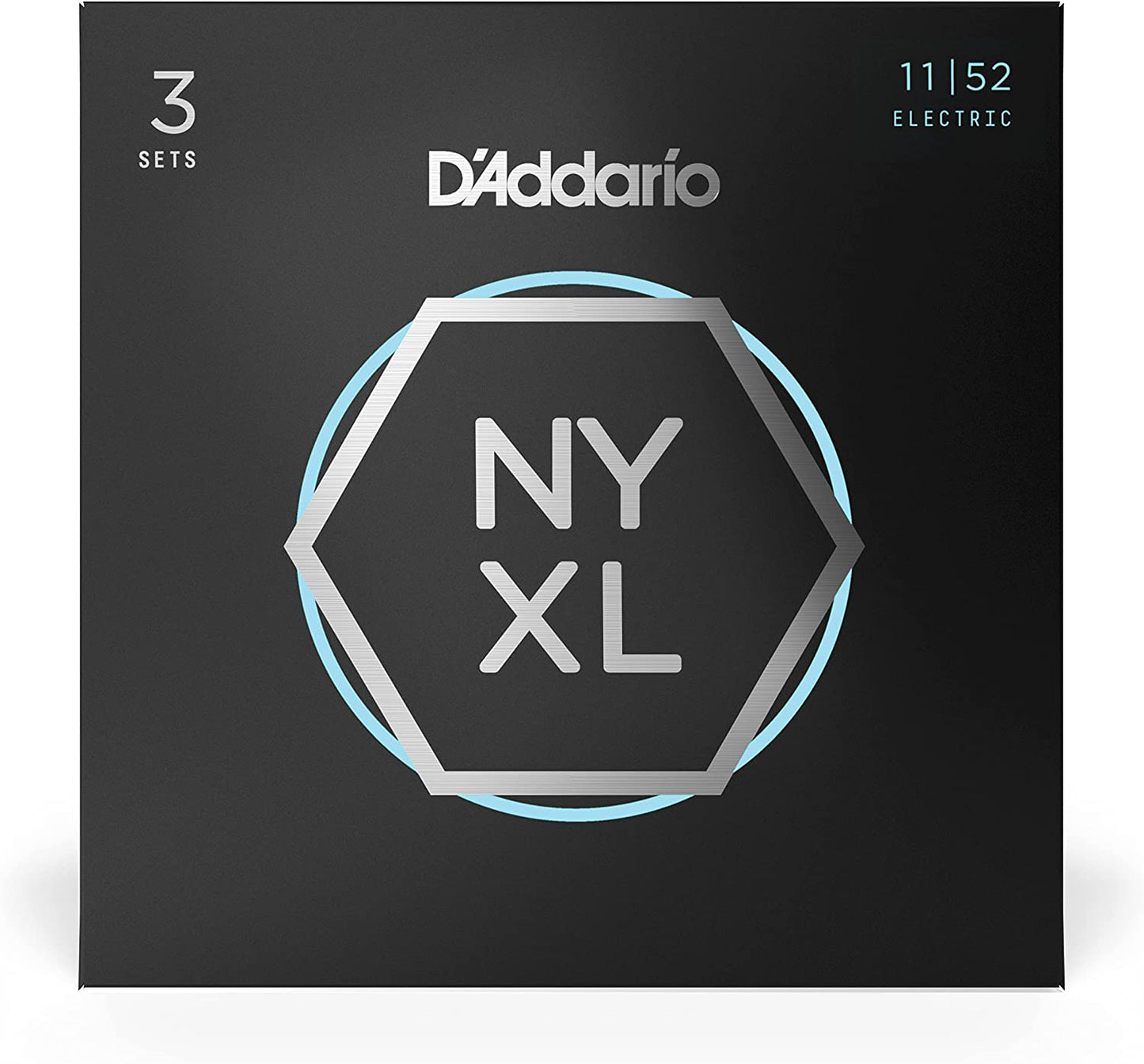 D'addario Nickel Wound, Medium Top/ Heavy Bottom, 11-52 Electric Guitar Strings - Poppa's Music